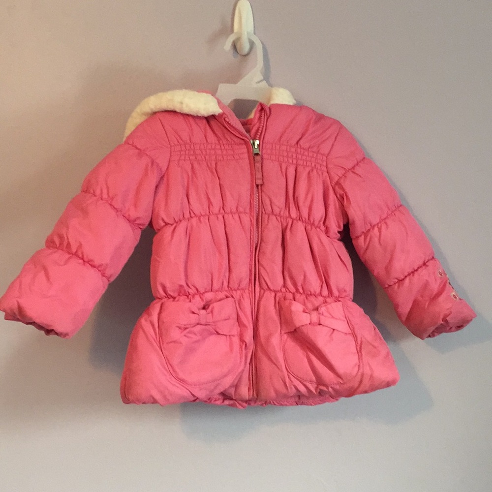 Pistachio pink puffer jacket size 3T